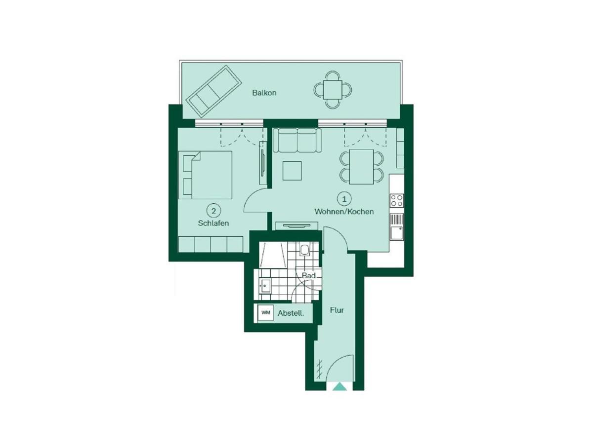Apartment "Haffblick" - Haffresidenz Garz  Buitenkant foto